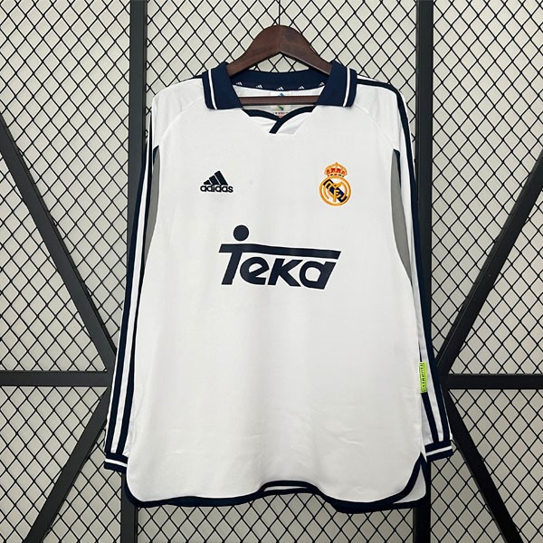 Tailandia Camiseta Real Madrid Replica Primera Ropa Retro ML 2000 2001